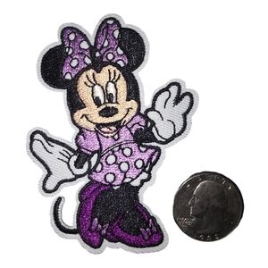 Disney Purple Minnie Mouse Iron On Patch